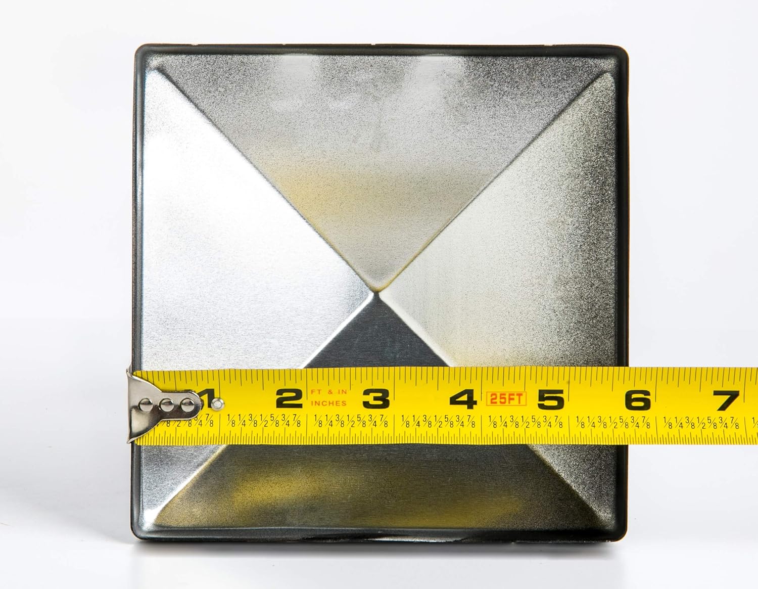 6x6 Apex Pyramid Post Cap - Matte Bronze (5 1/2" x 5 1/2") for Deck and Fence Posts - 6 Pack