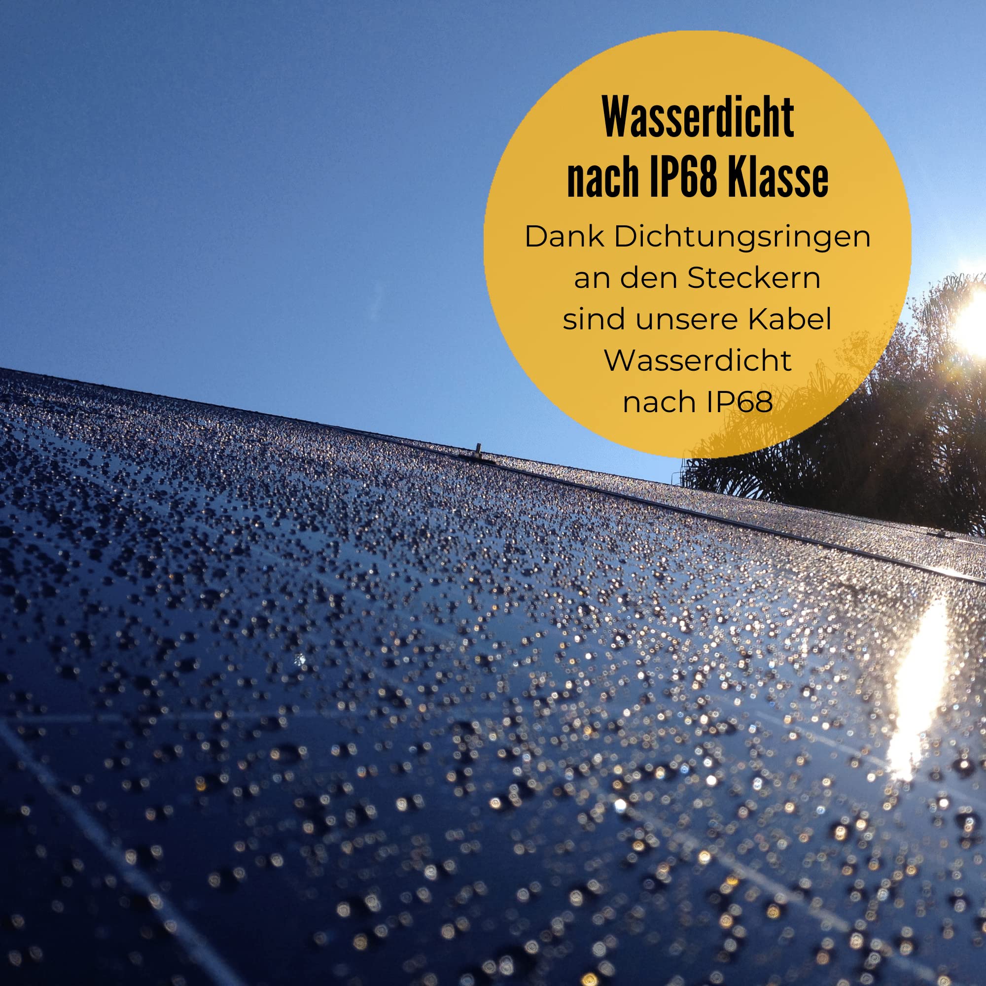 10m Photovoltaik Verlängerungskabel für Mobile Solartaschen | 50A Anderson Steckverbinder | 6mm2 | Solarkabelverlängerung| für Balkonkraftwerk & Camping | Made IN Germany