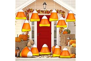 Set of 12 Halloween Inflatable Candy Corn Decorations