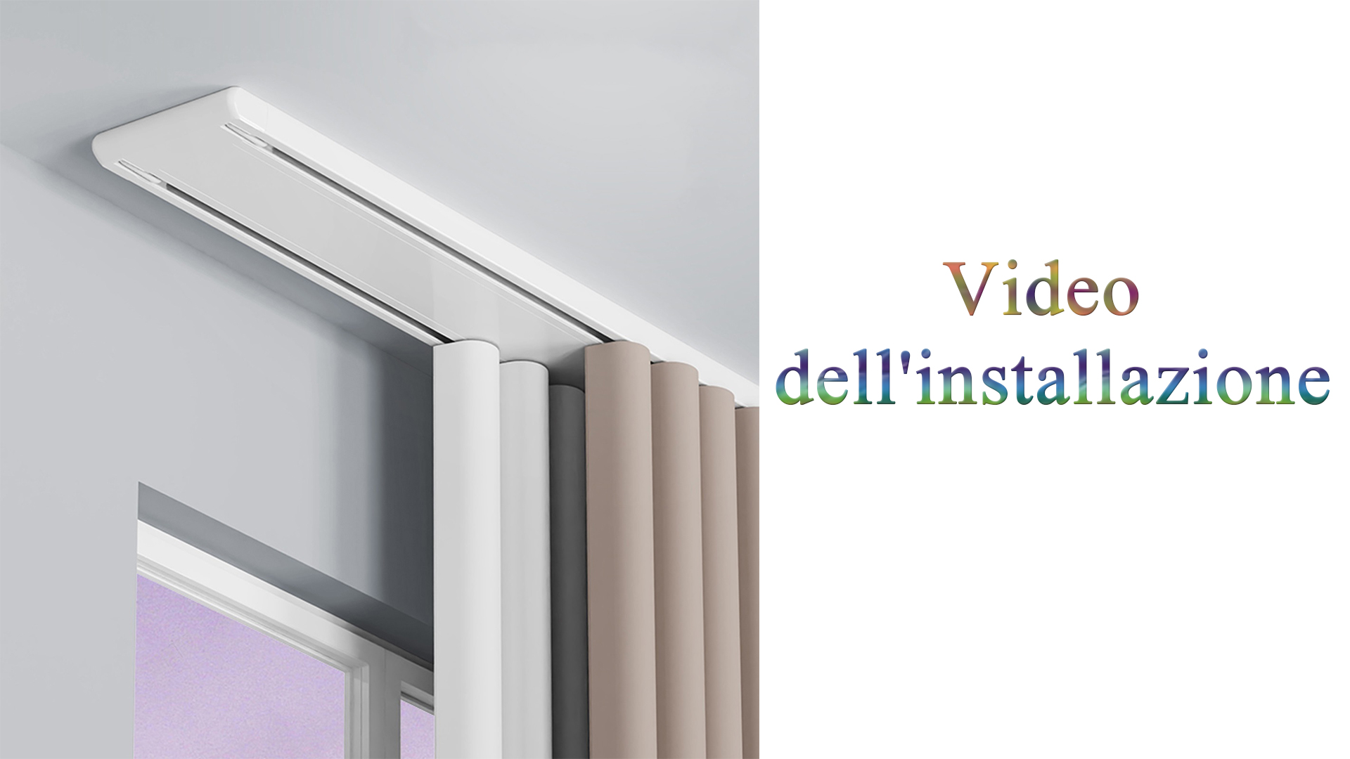 Binario Per Tende Da Soffitto - In Alluminio, Bianco, Regolabile Da 1 A 5 Metri, Per Divisione Stanze