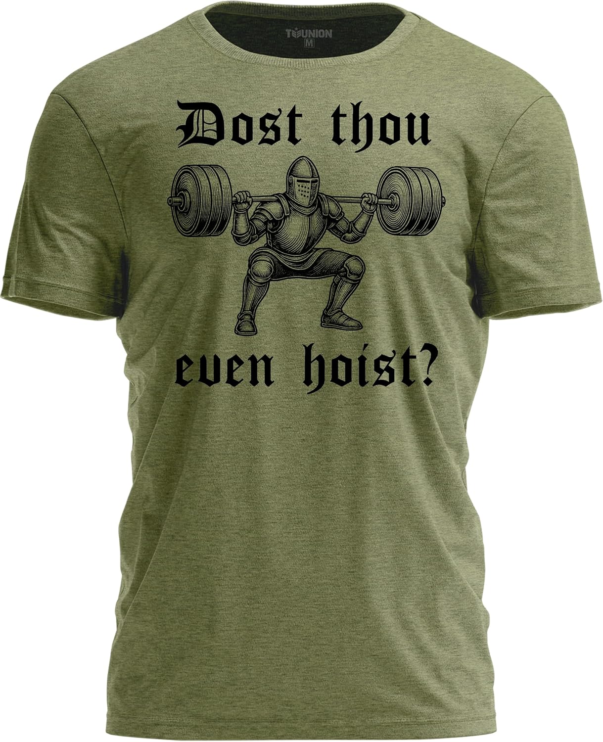 Dost Even Hoist T-Shirt – Funny Gym Workout Shirt for Weightlifting & Powerlifting