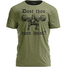Dost Even Hoist T-Shirt Funny Gym Workout Shirt for Weightlifting & Powerlifting