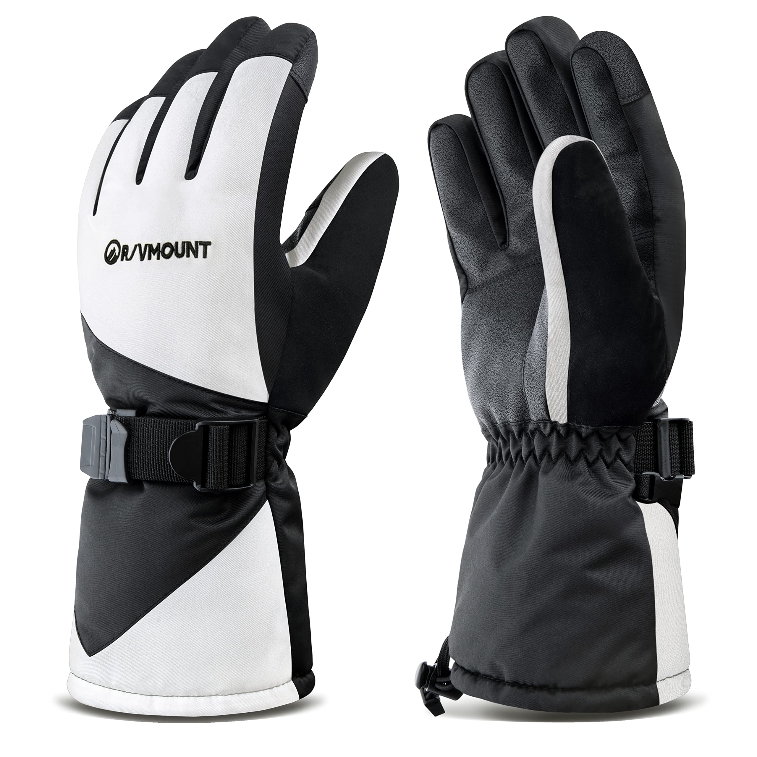 rivmountWinter Ski Gloves for Men Women Waterproof Gloves Unisex for Cold Weather Outside RSG601