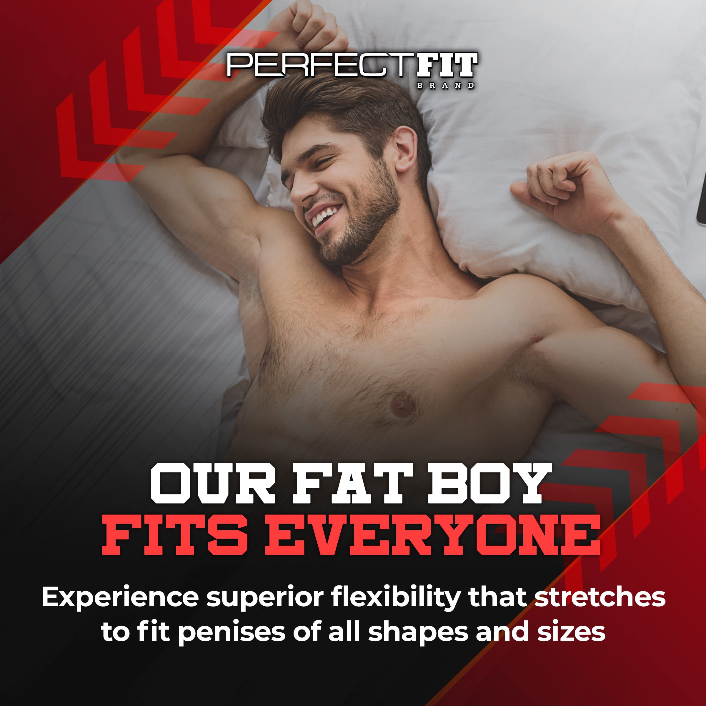 Perfect Fit Gaine à Pénis Fat Boy Micro Ribbed Sheath 16,5 cm Clair