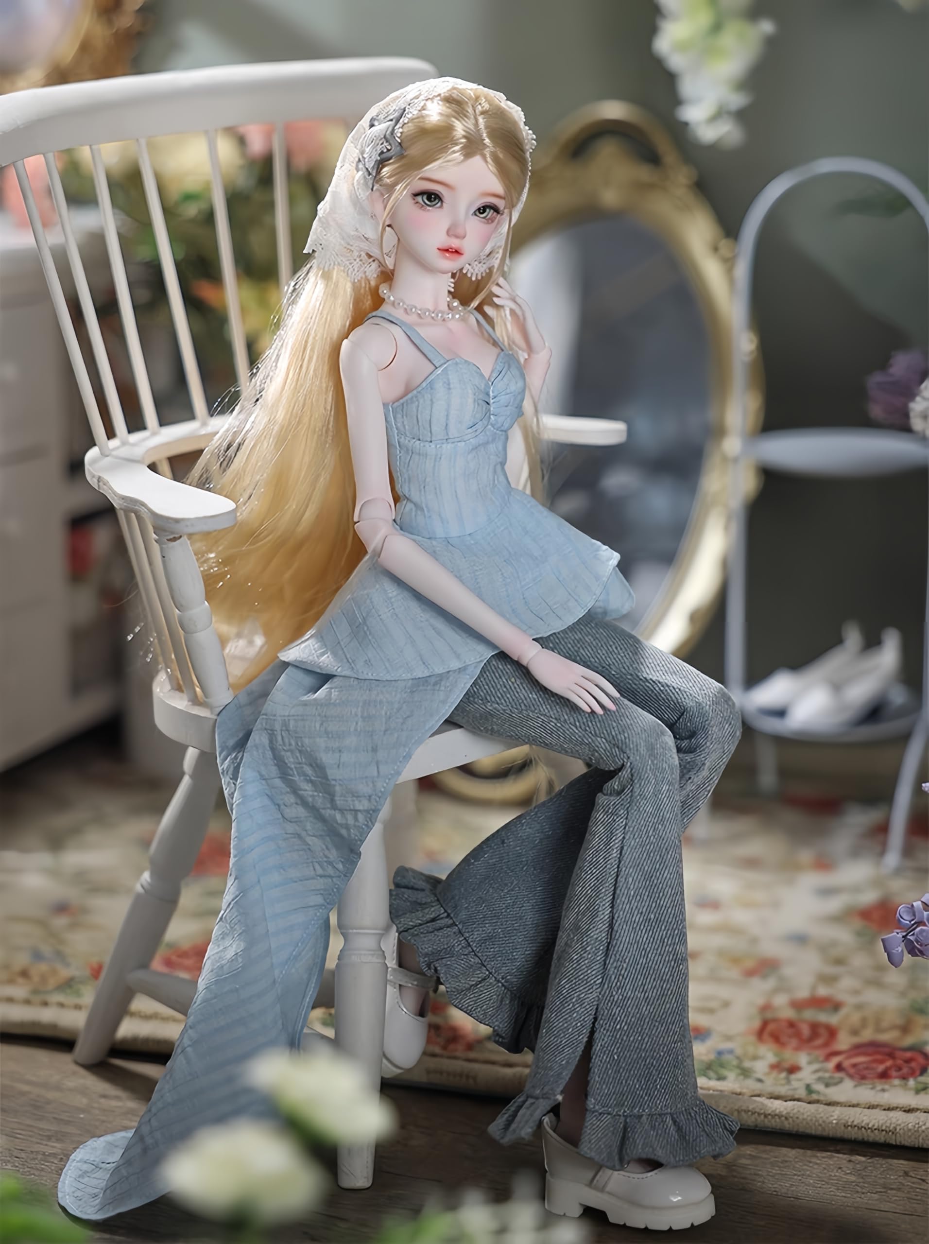 YHYQiFei 1/4 Bjd Doll Anime Ball Jointed Doll SD Dolls Resin