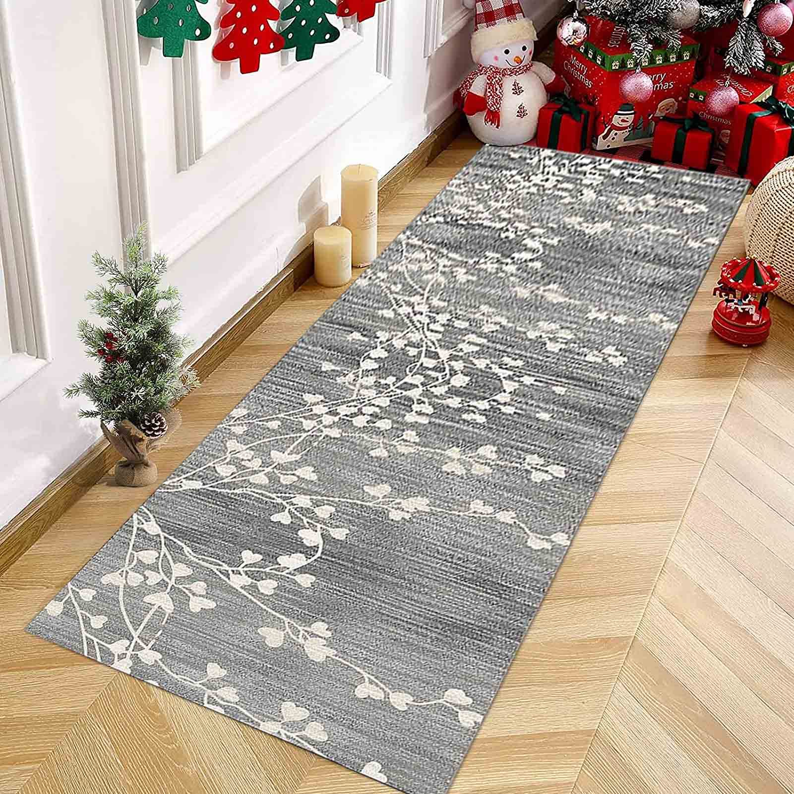 Tapis de couloir antidérapant 80x200cm pour éviter les glissades