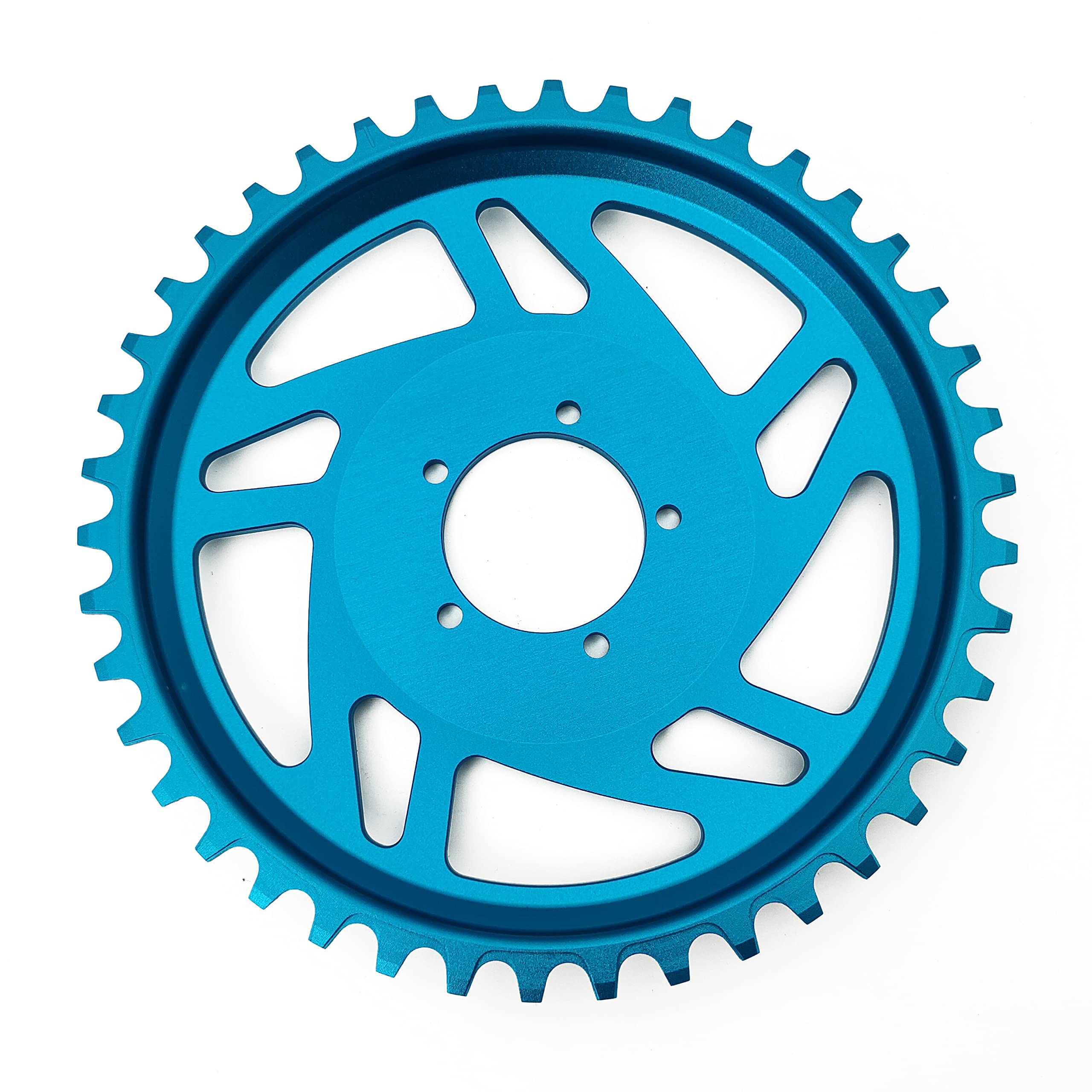 E-Bike 42T 6061-T6 7075 Aleación de aluminio de cadena para BF 8FUN BBS01 02 BBSHD 48V 1000W Kits de motor (PARA BBSHD BLUE)