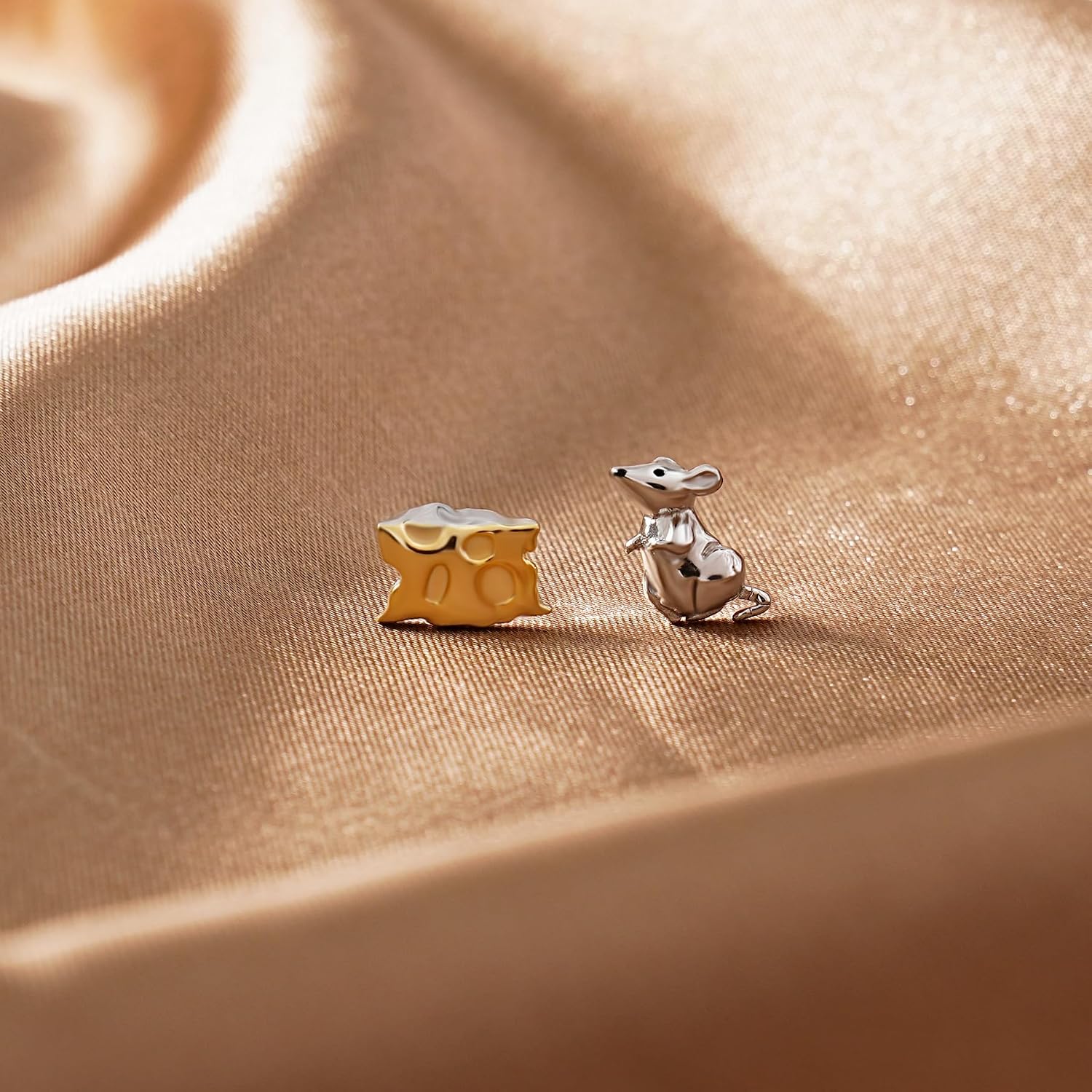 Stud Earrings 925 Sterling Silver Animal Earrings Cute Bird/Mouse/Raccoon/Panda/Dog/Bear/Boot/Grape/Cactus Earrings for Women