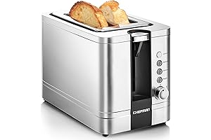 Chefman Stainless Steel Toaster: Toast Perfection Every Time