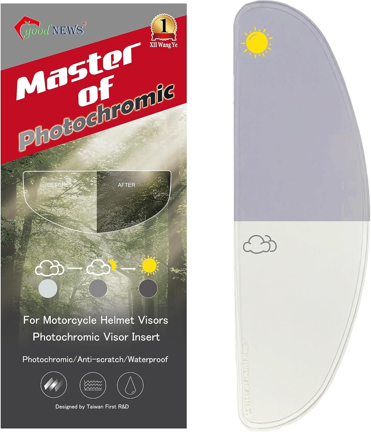 XII WY Motorcycle Full Face Helmet Shield Insert