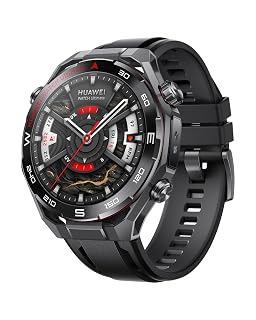 HUAWEI Watch Ultimate 2 Smartwatch, GPS, 20 ATM, Health Insights, Emotionales Wohlbefinden, Schlafgesundheit, Sonarbasierte Unterwasserkommunikation, eSIM-Mobilfunkanrufe ohne Smartphone, Schwarz - Amazon product rated Grade A