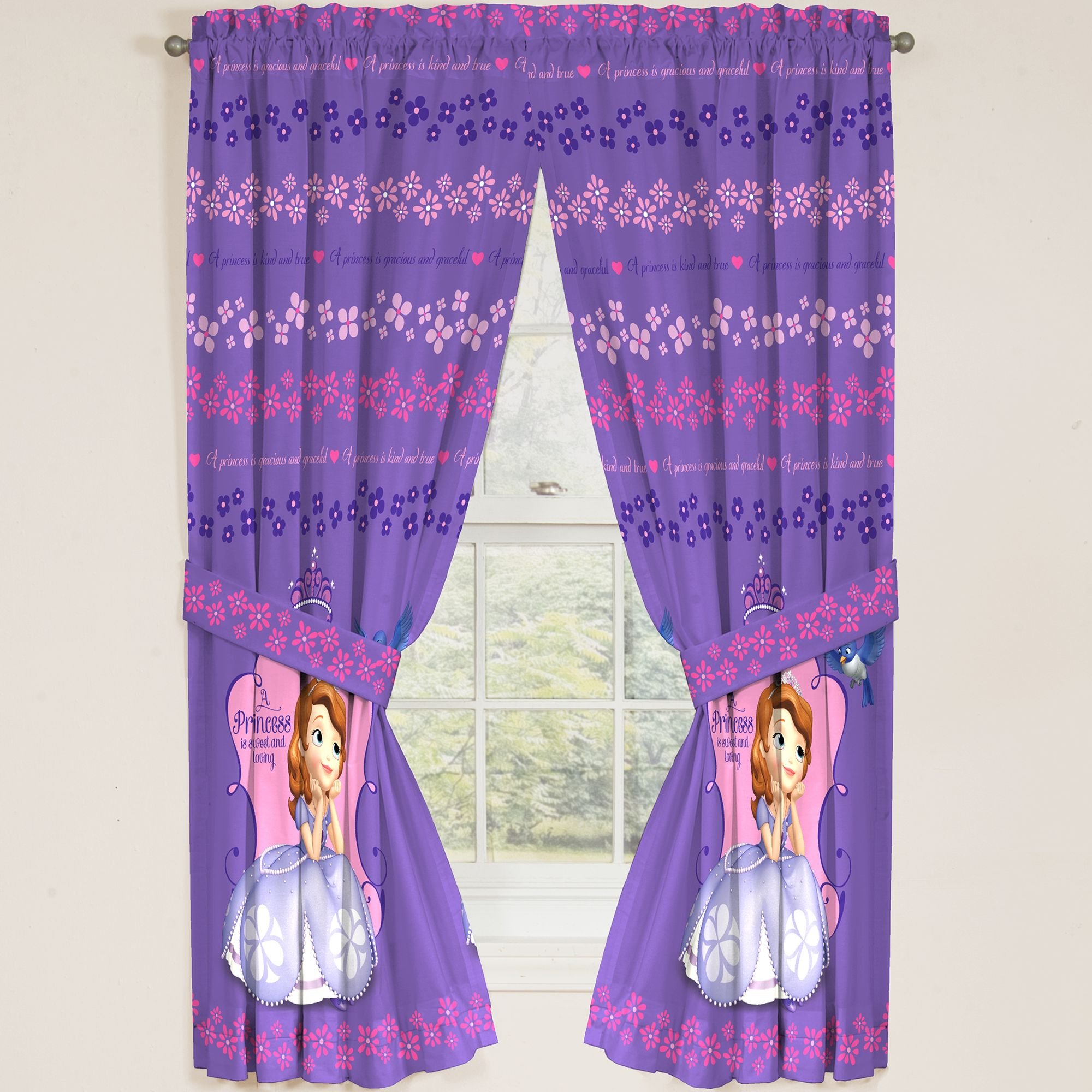Disney Princess Bedroom Curtains Curtains & Drapes