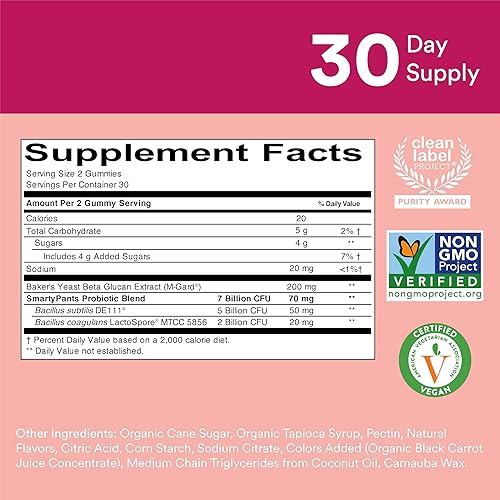 Miniatura 9 de SmartyPants Paquete de gomitas multivitamínicas prenatales y para niños pequeños aceite de pescado Omega 3 (EPADHA), biotina, metilfolato, vitamina