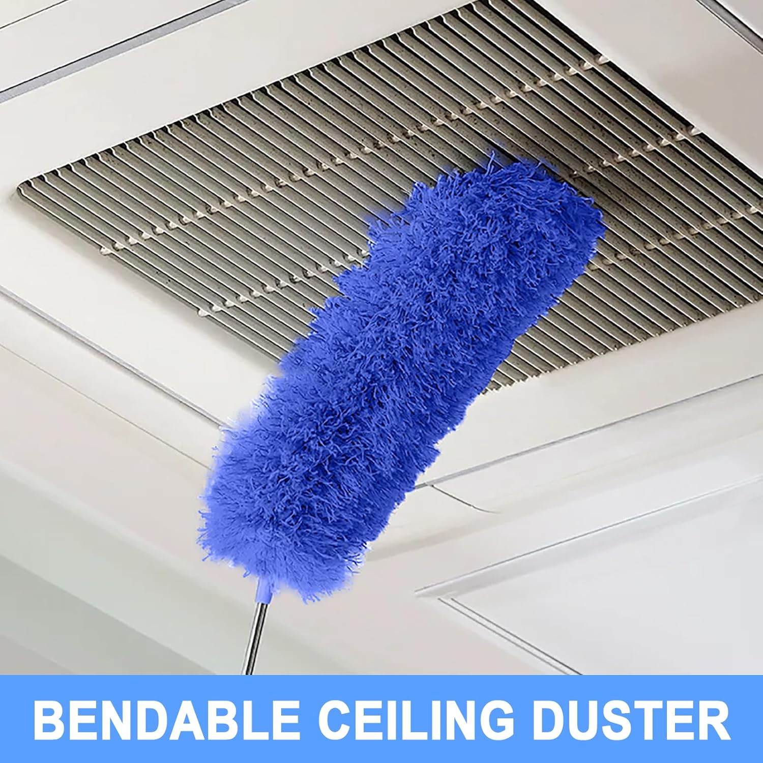 Cobweb Dusters with Extens Pole 100-inch, Spider Web Brush & Ceiling