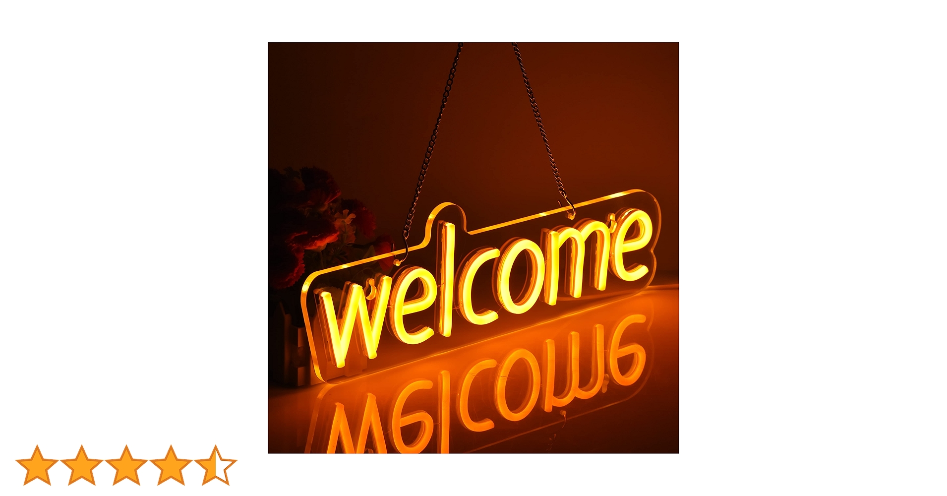 Amazon.co.jp: JOMOBUTY Welcomeネオンサイン LED 歓迎ネオン