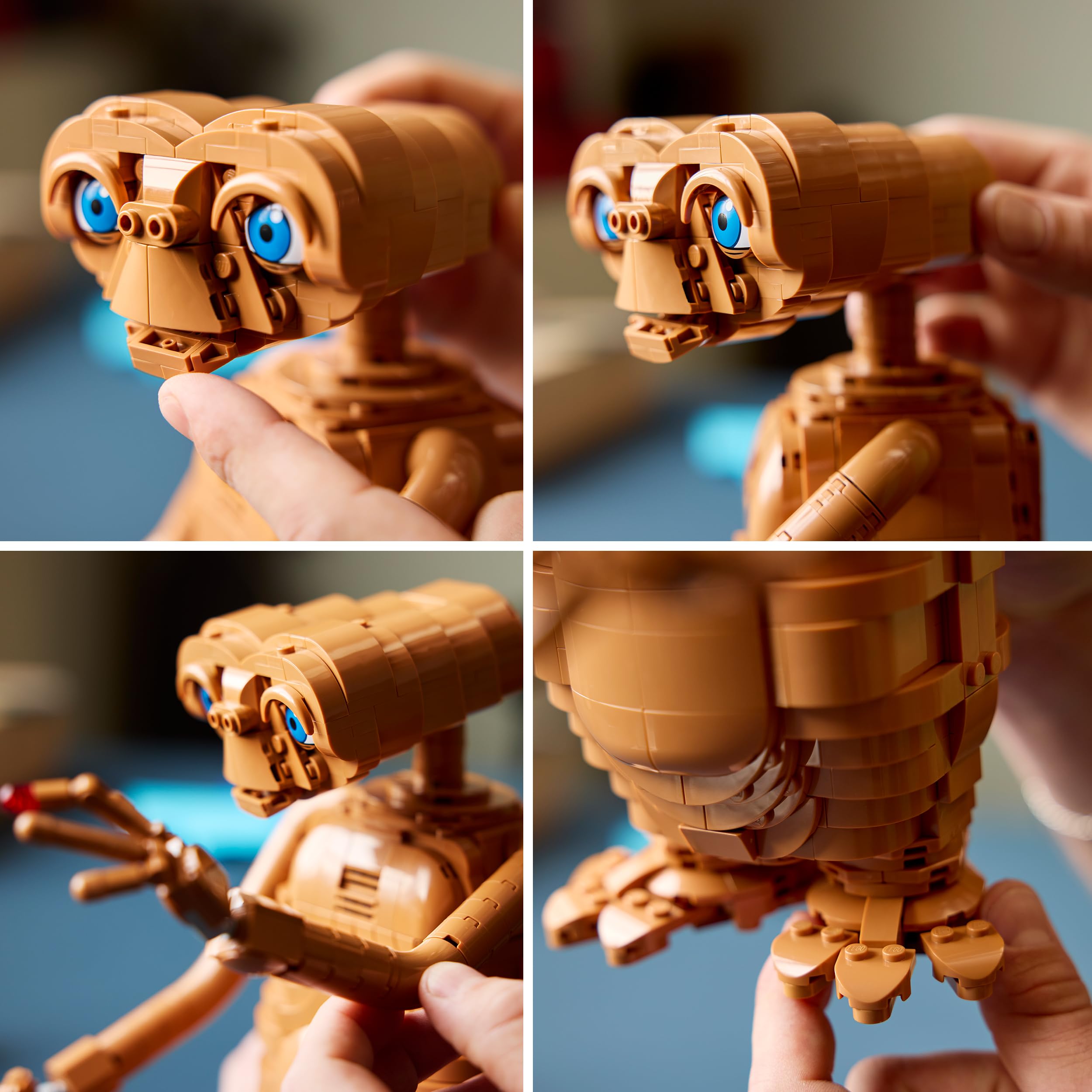 LEGO Ideas E.T. the Extra-Terrestrial - Kit di Modellismo per Adulti con Personaggio Alieno, Fiori Finti in Vaso e Mattoncino Luminoso - Regalo per gli Appassionati di Film e di Fantascienza - 21370
