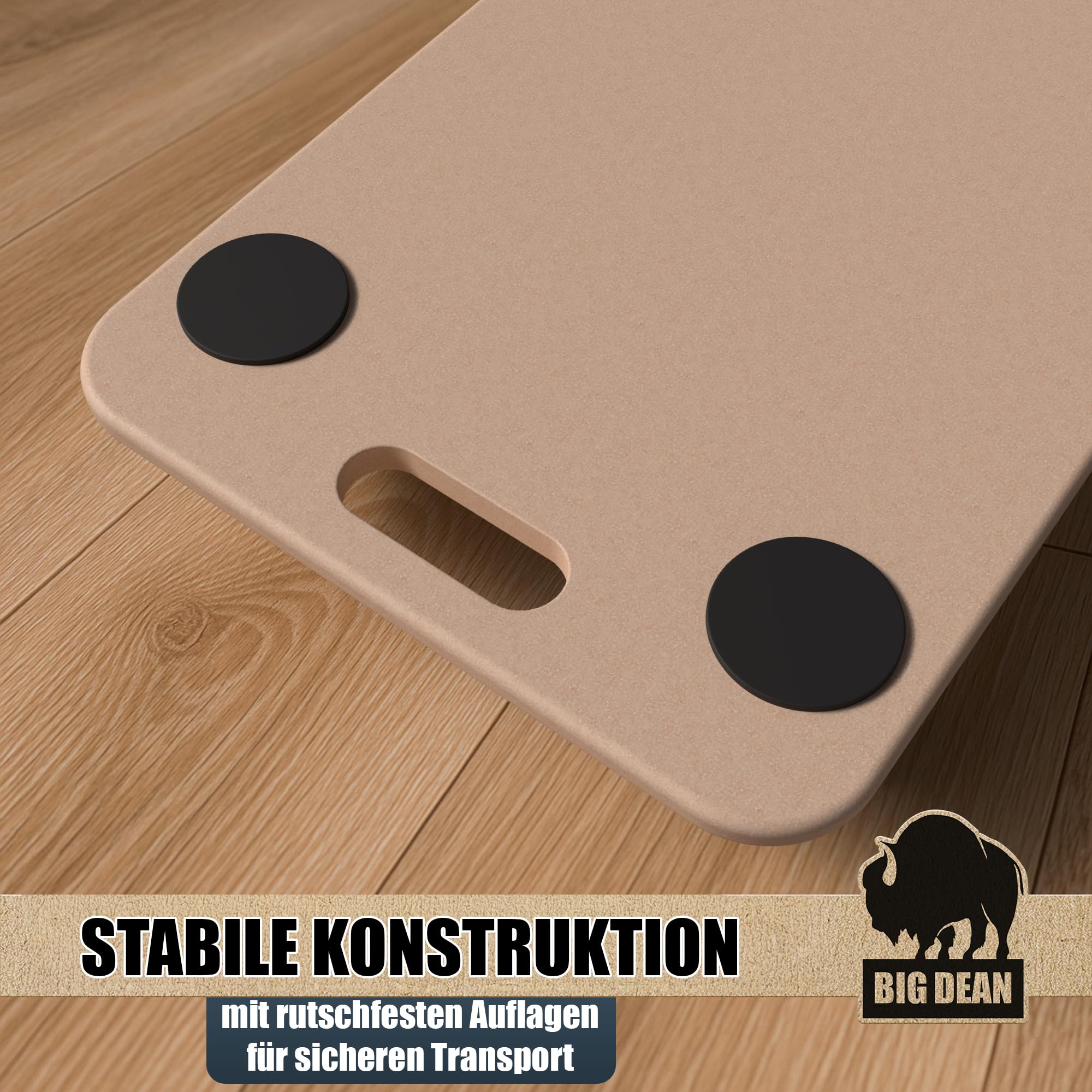 Lot de 3 roulettes de transport 200 kg pour meubles en MDF