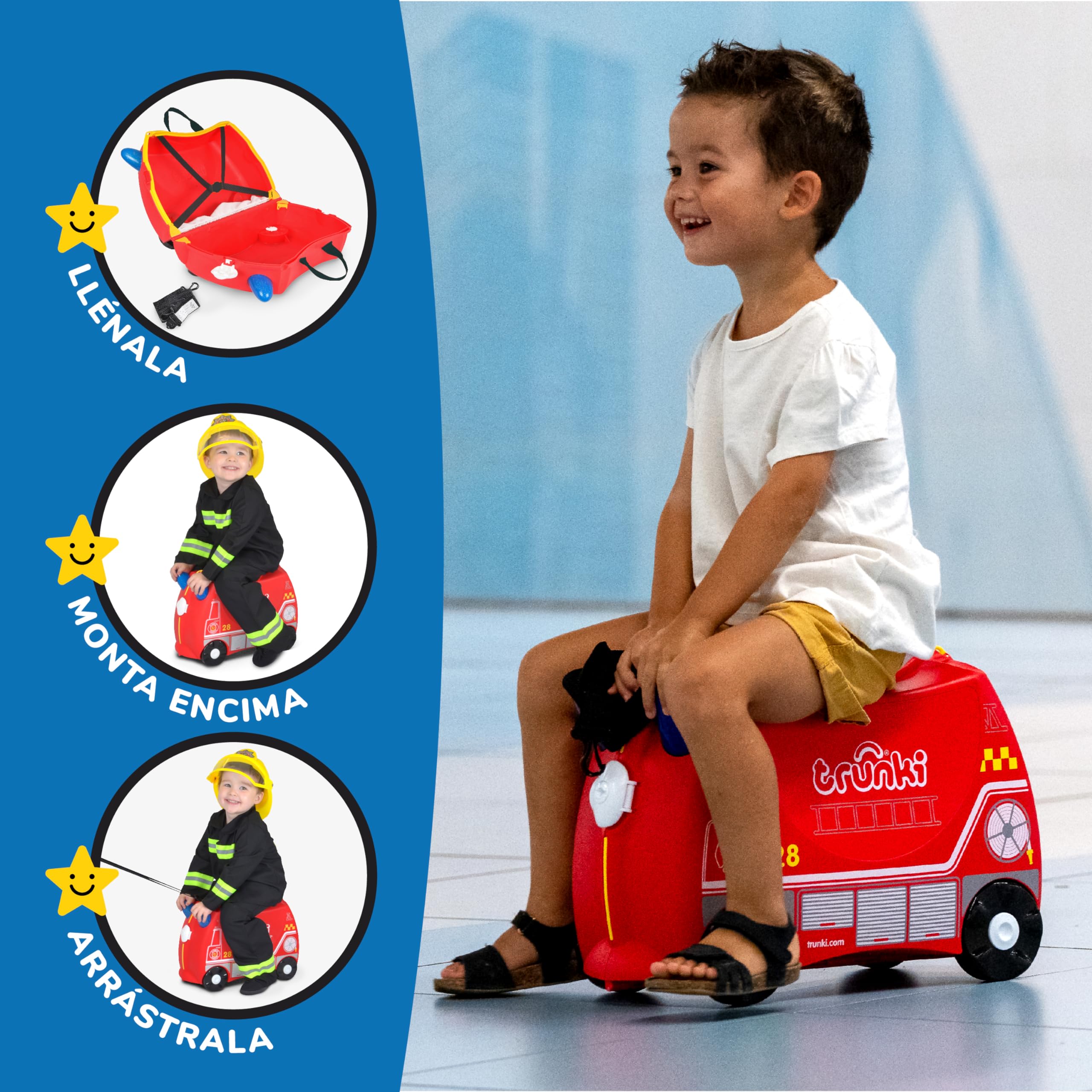 Trunki Maleta Infantil – Maleta Niño – Equipaje Infantil Cabina – Maleta Correpasillos