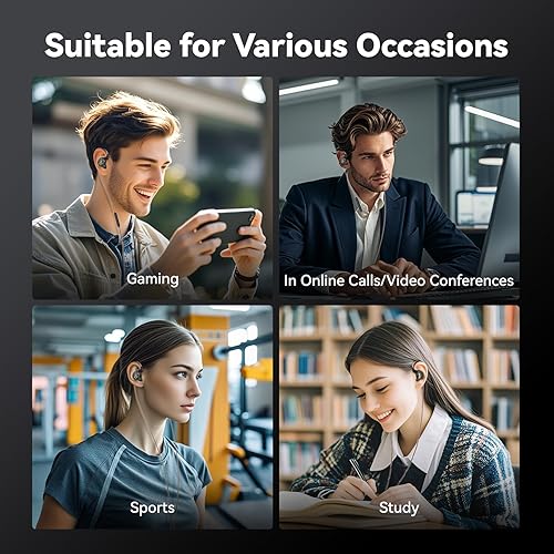 Miniatura 4 de KZ ES4 - Auriculares deportivos estéreo de alta fidelidad, Yinyoo con aislamiento de ruido con cable, con micrófono, controlador híbrido dual, 1DD