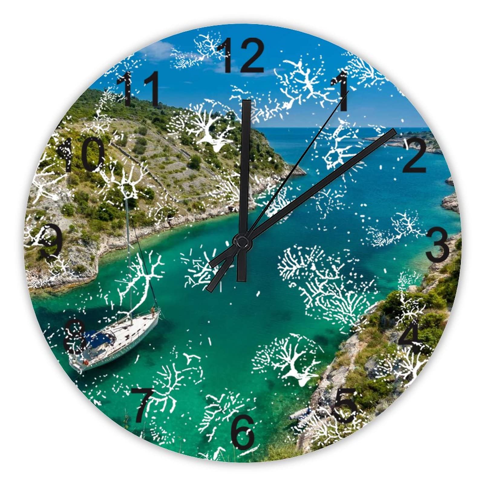 Horloge murale silencieuse pour cuisine finis les bruits de tic-tac