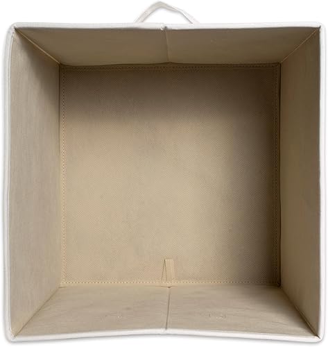 Miniatura 4 de E-Living Store Cubo de almacenamiento plegable para dormitorio, guardería, sala de juegos y más de 13 x 13 x 13 pulgadas, cebra