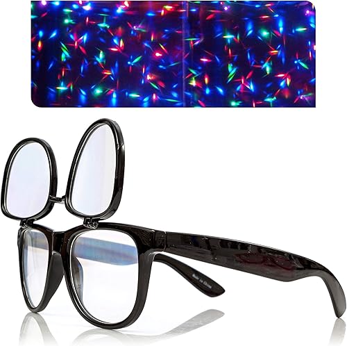 Alternative Imagination Vasos de doble difracción premium, ideales para raves, festivales