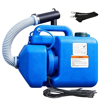 Electric ULV Fogger Sprayer, 8L/2.1Gal 1200W Portable Cold Mist Atomizer with Adjustable Flow Rate, 25-39Ft Spray Range for Home Garden Farm Indoor Outdoor