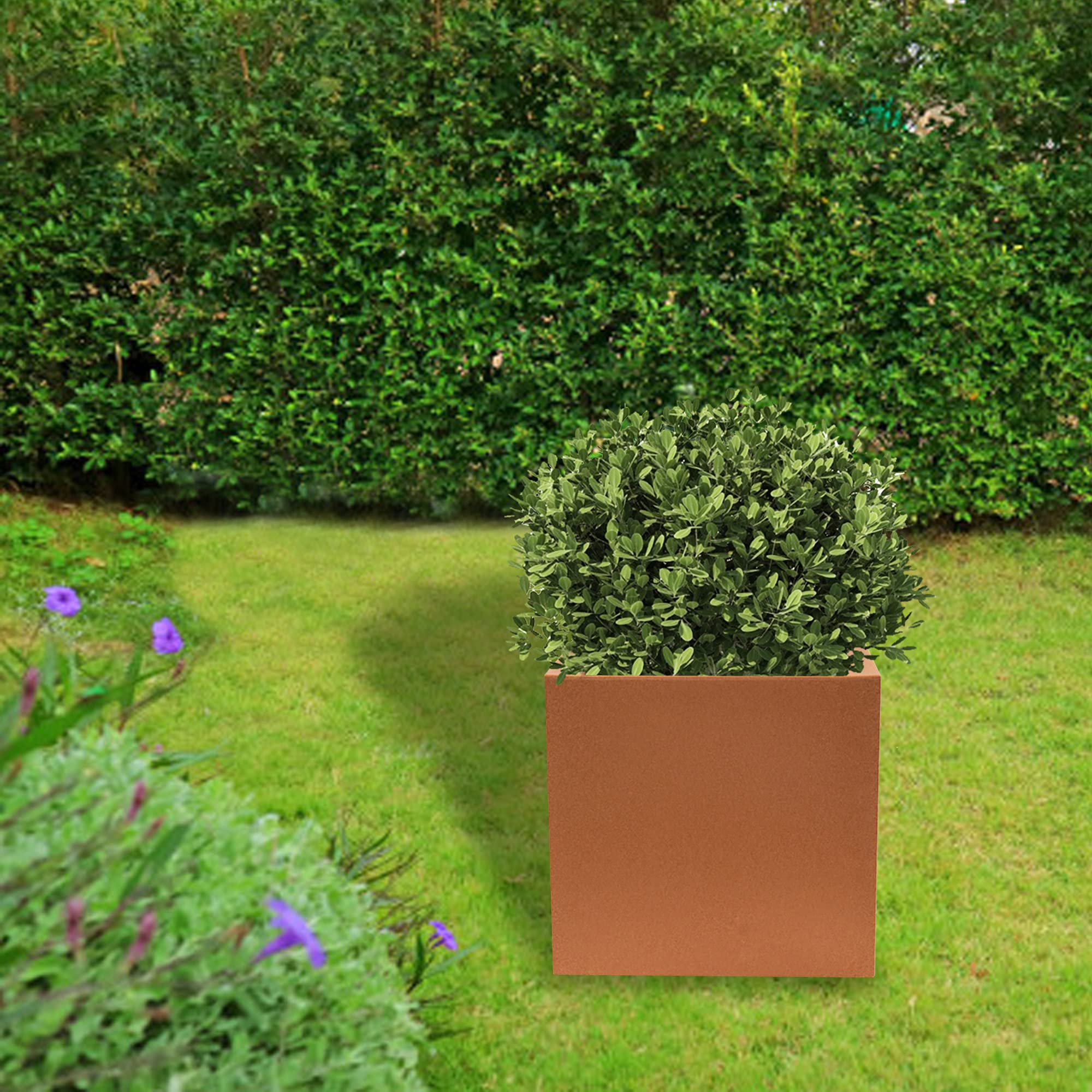 Player POLIETILENE BY ROTOMOLDO Colotto in terracotta 40x40