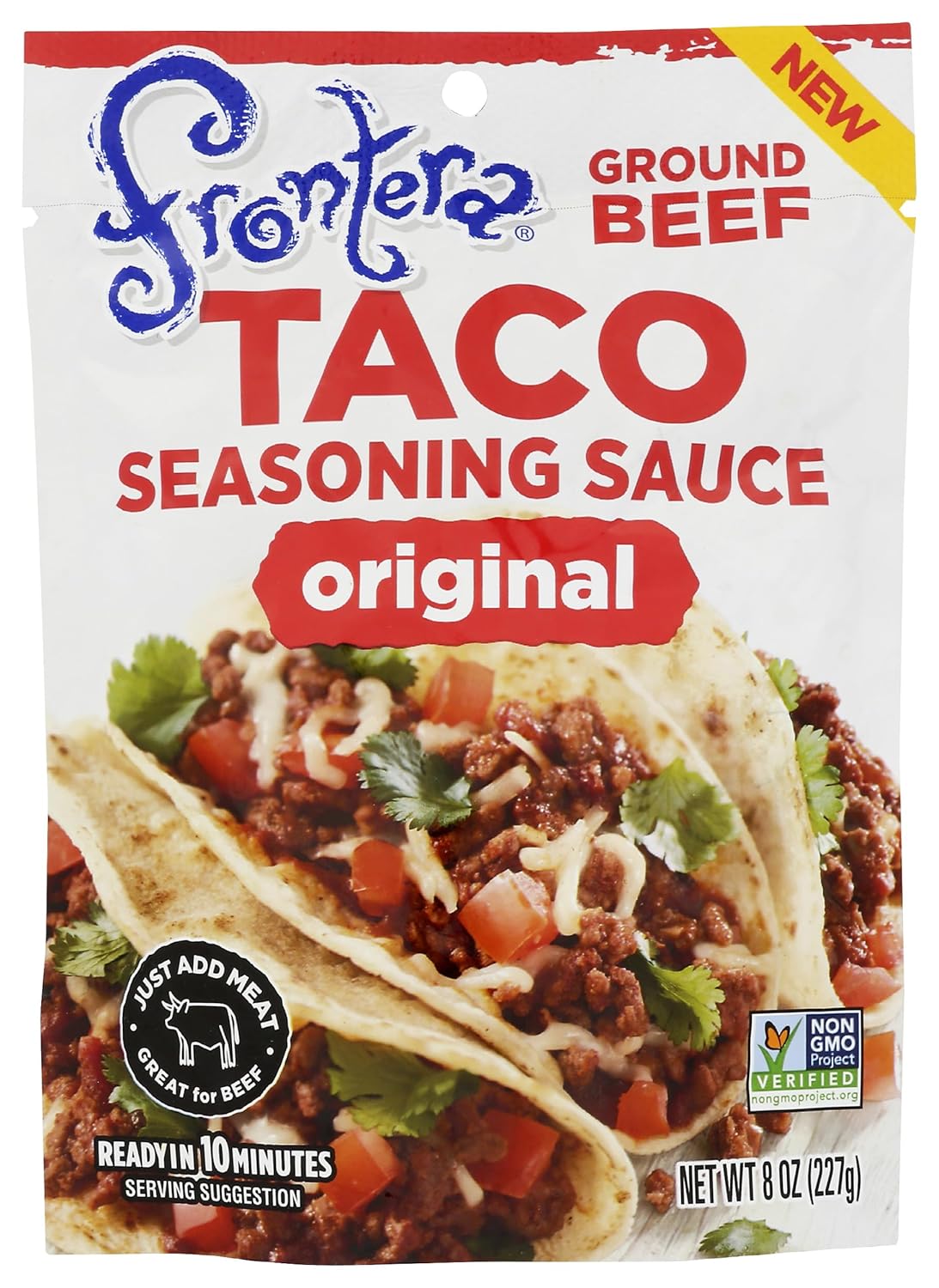 Frontera Taco Seasoning Sauce for Ground Beef, Non GMO
