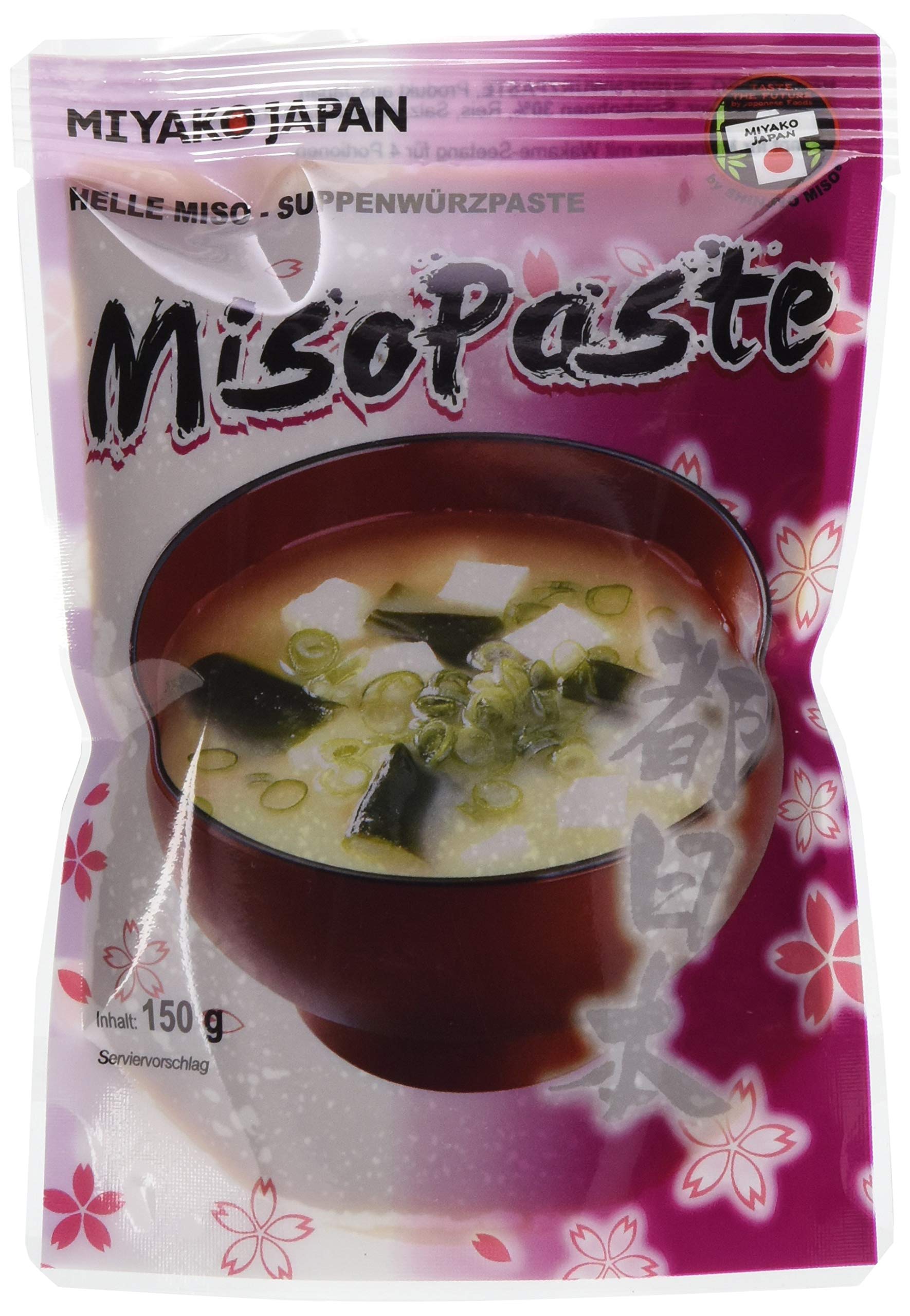 Miyako Miso-Suppenpaste, hell, 10er Pack (10 x 150 g)