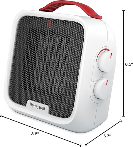 Miniatura 9 de Honeywell UberHeat 5 - Calentador de cerámica para habitaciones pequeñas, color blanco