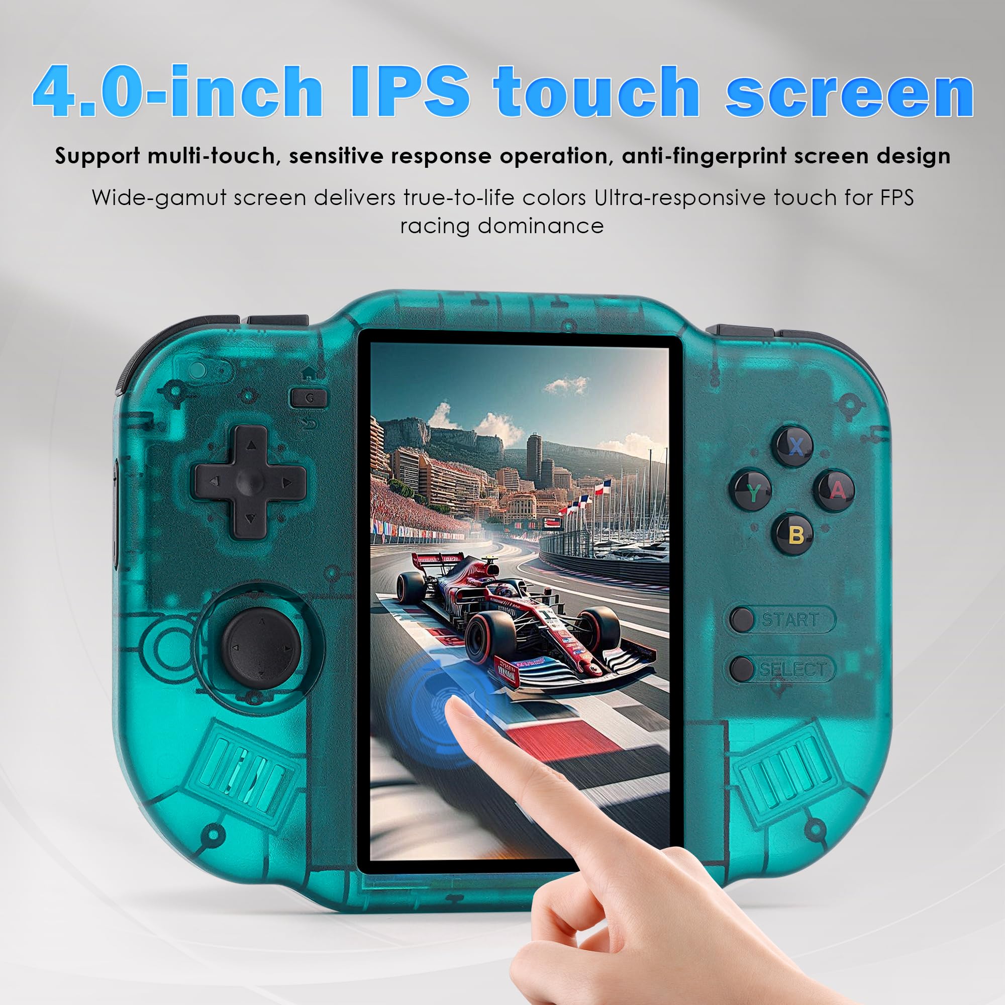 MagicX Zero 40 Retro Handheld Game Console , 3.4 Inch IPS Screen