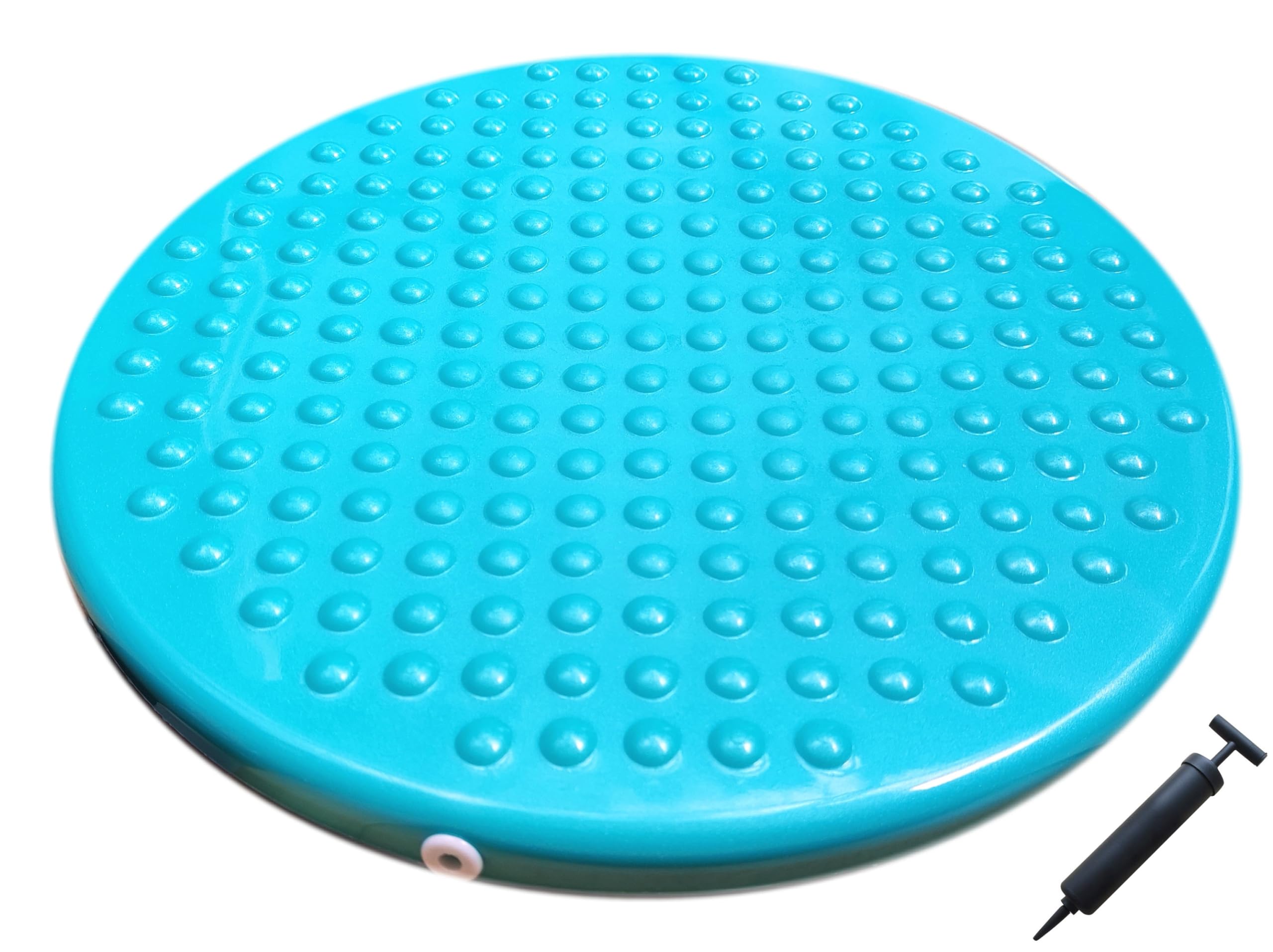 AppleRound Jr. Inflatable Seat Cushion with Pump, 31cm/12in Diameter, Sensory Wiggle Seat for Kids