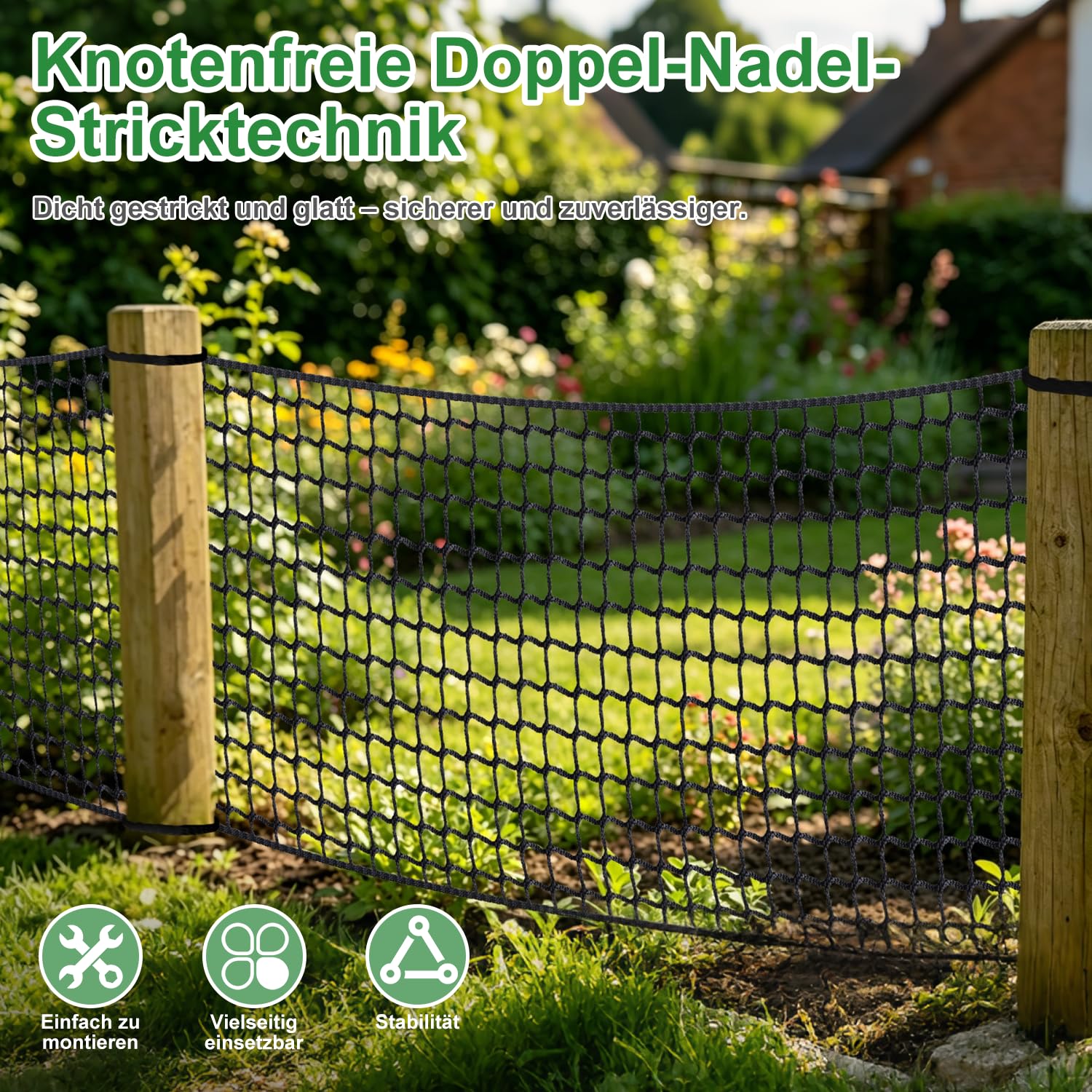 Schutznetze Kinder Sicherheitsnetz Rausfallschutz Hochbett Net 1.5x2 | Universal Balkon Schutz Kinder Schutznetz Polyester Knotenlo Fur Haustier Katzennetz Balkone Terrassen TreppeGeländer