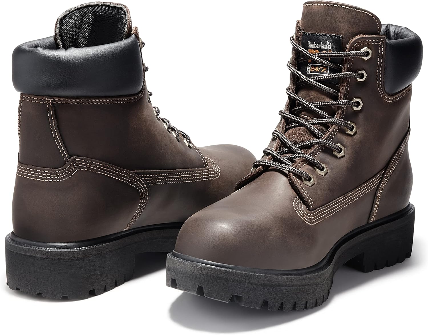 Timberland PRO Men's Direct Attach 6 Inch Steel Safety Toe Insulated Waterproof Industrial Work Boot, Brown, 9 - Image 9