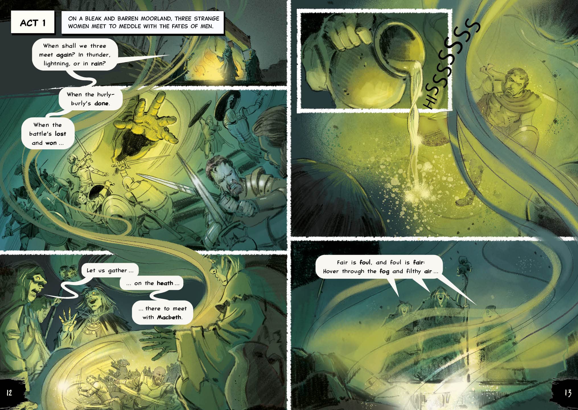 Classics in Graphics: Shakespeare's Macbeth: A Graphic Novel