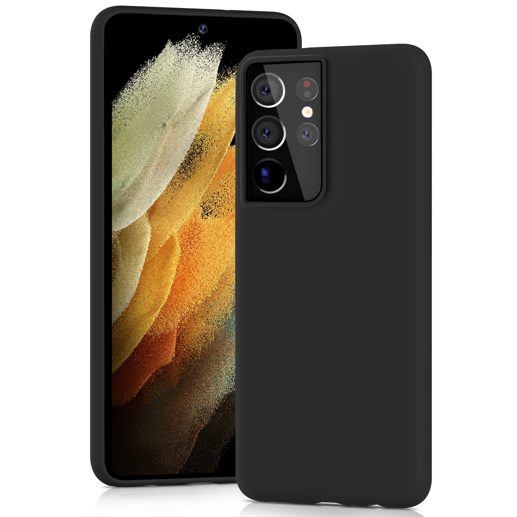 Yatwin Silicone Case For Samsung Galaxy S21 Ultra Soft Touch