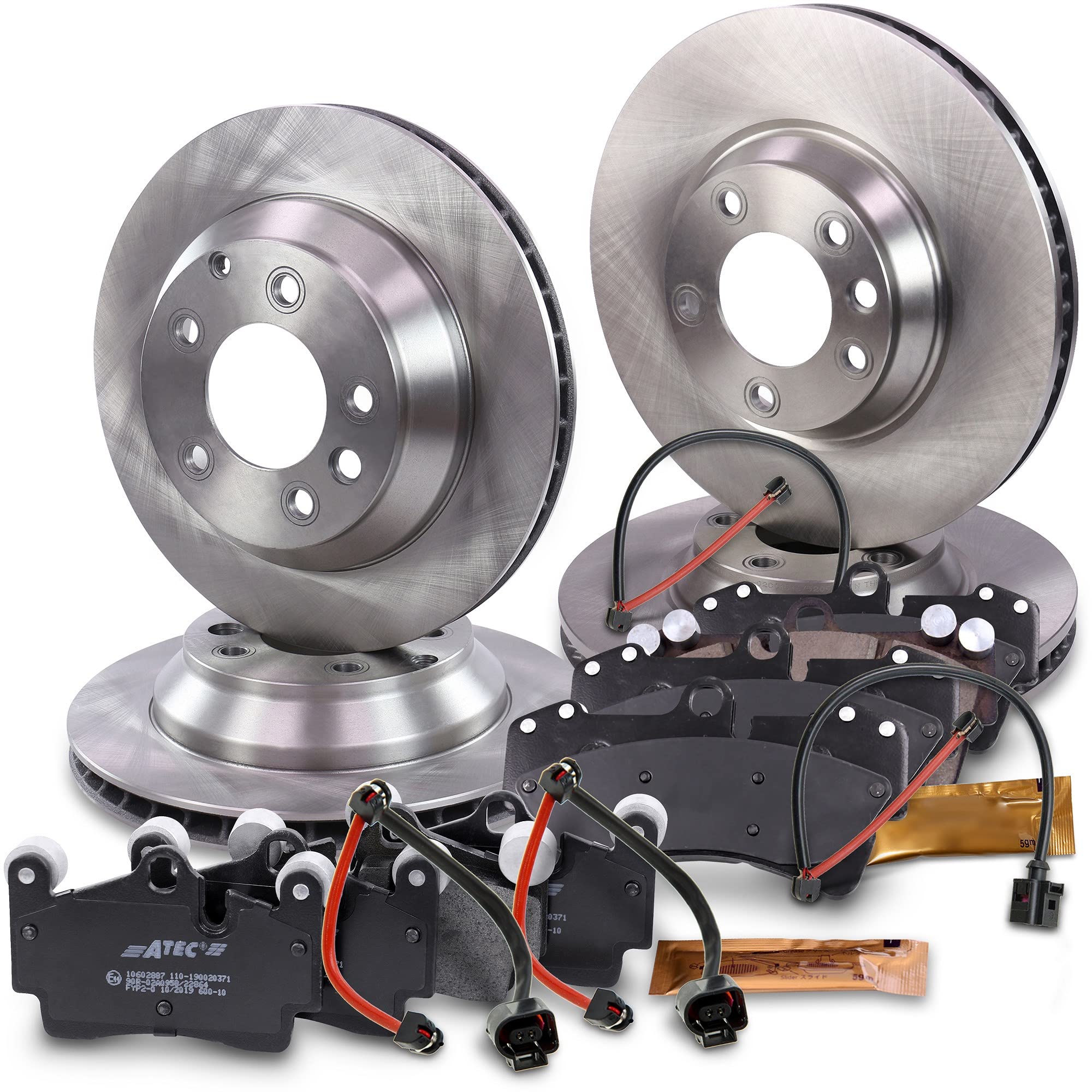 ATEC Germany Kit de freinage incluant disques de frein avant Ø 350 mm