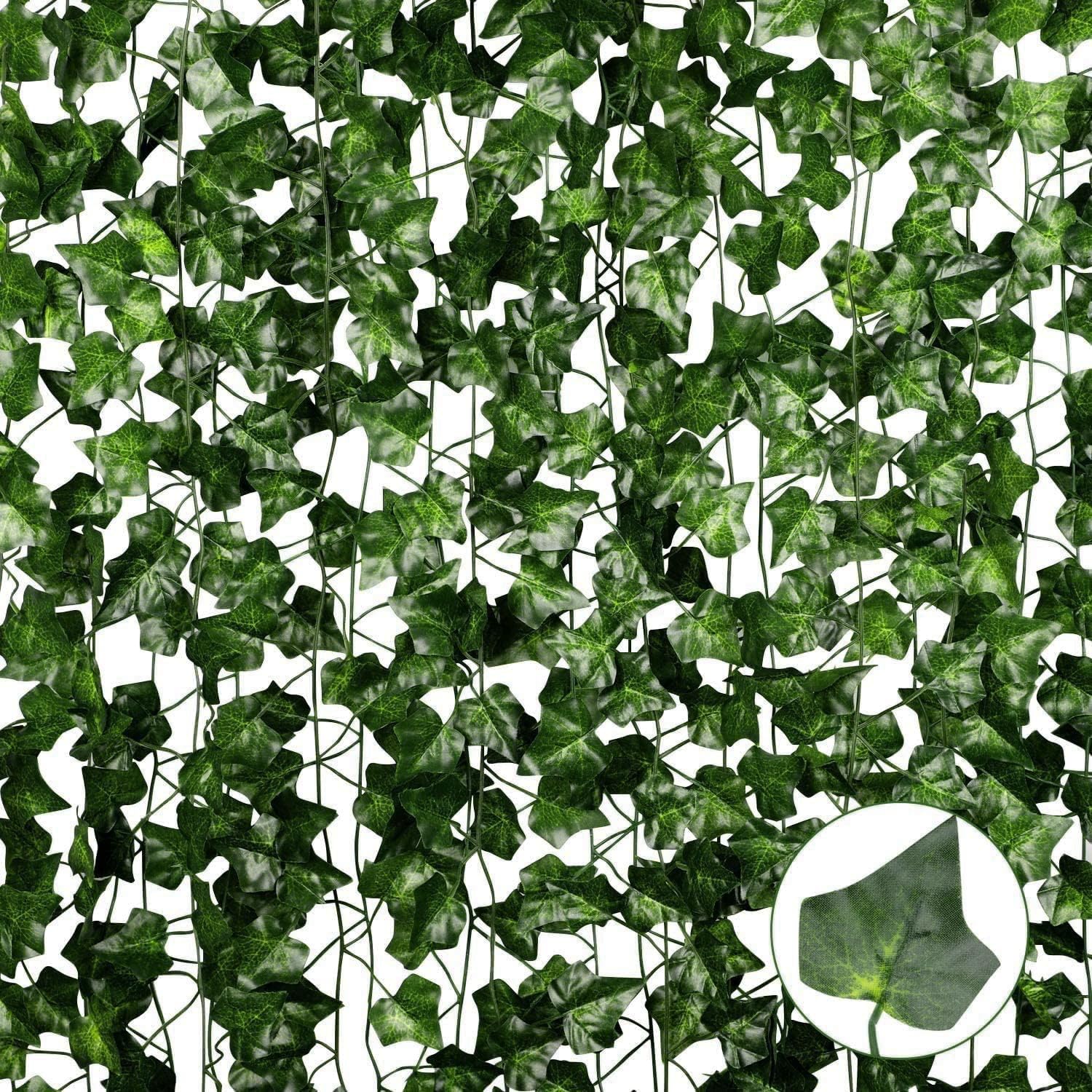 Pangu 24 Pack Artificial Sweet Potato Leaf Vines