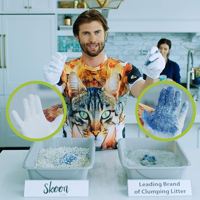 Overall, Skoon All-Natural Cat Litter in Lavender Scent is a great option for cat owners looking for a low-maintenance, eco-friendly litter that provides superior odor control. Its lightweight formula, non-clumping properties, and natural ingredients make it a popular choice among those who want a clean and safe environment for their pets. Plus, the added lavender scent creates a soothing atmosphere, making it a win-win for both cats and their owners. Description by ChatGPT.