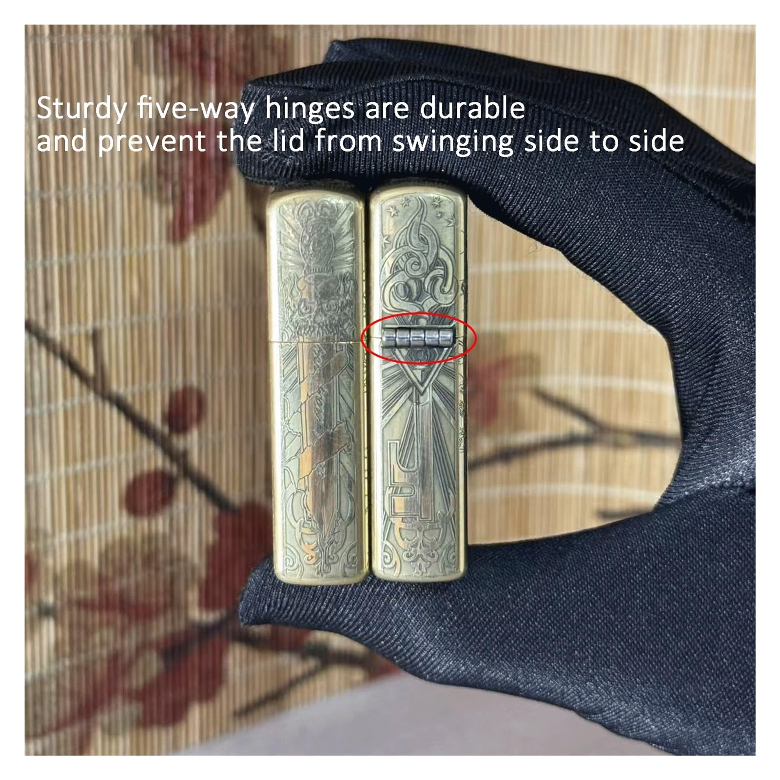 Briquet tempête au kérosène - Design portable vintage - Rechargeable - Pour homme