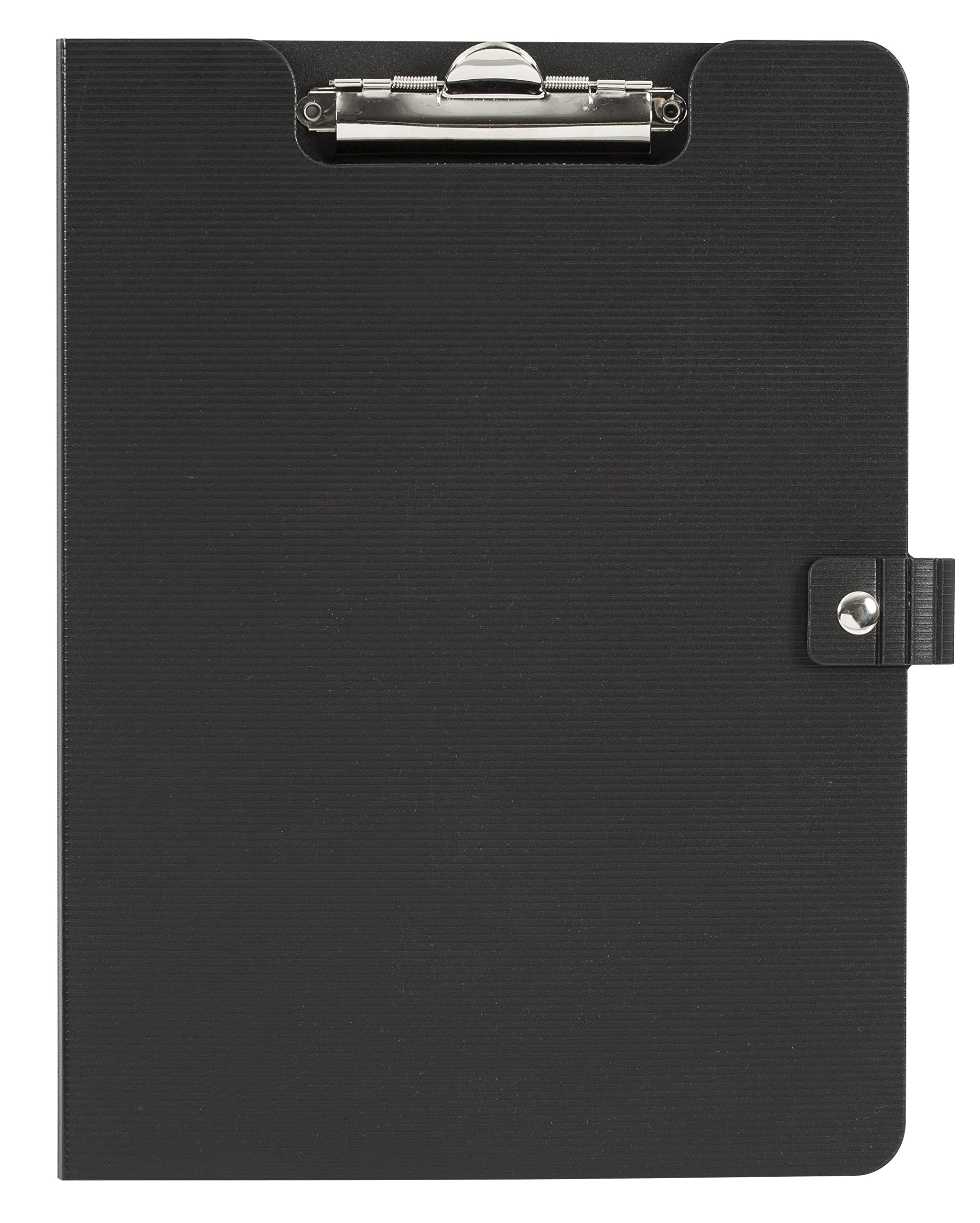 Merangue Portfolio Clipboard with Bulldog Clip, 9 x 12-1/2", Letter Size, Black image 4