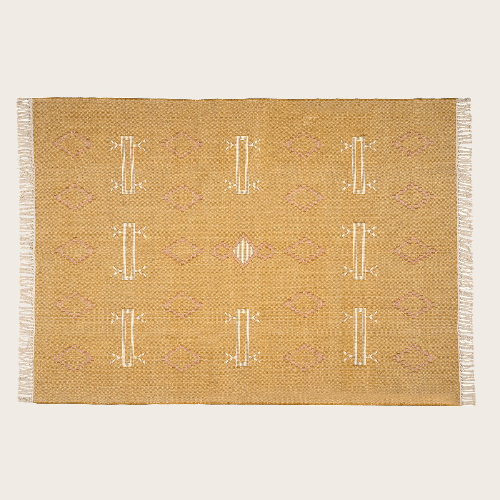 Jaıpur Sarı Pamuk Kilim 80x150 Cm