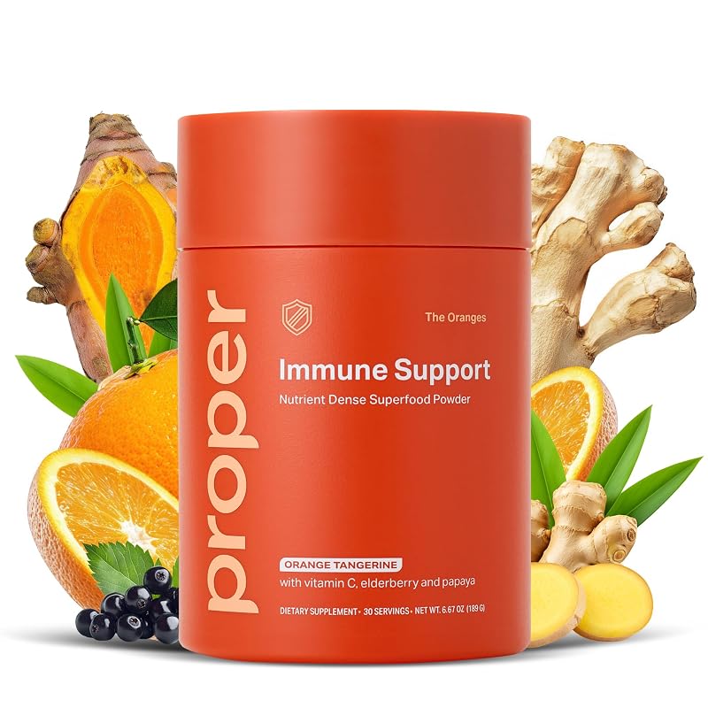Proper Suplemento em pó para a imunidade com vitamina C, zinco e 30 porções