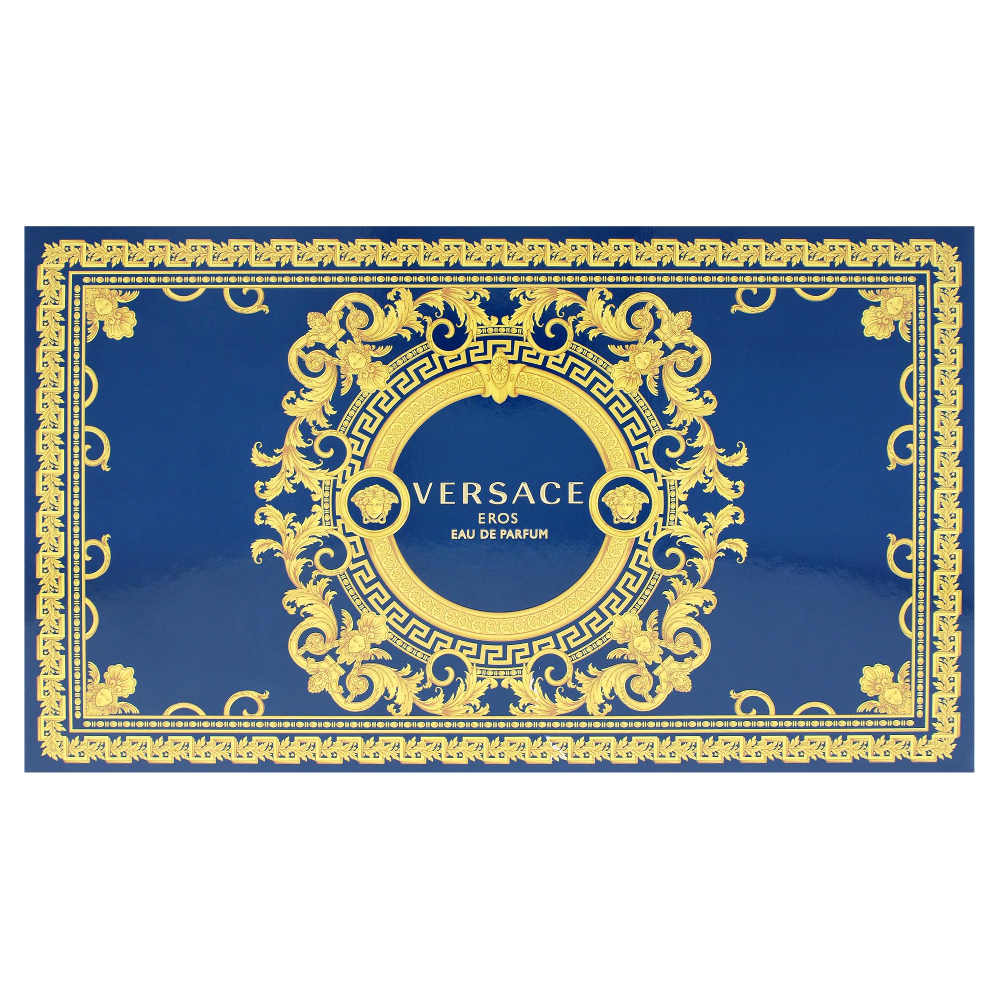 Versace Eros Eau de Parfum set regalo 2025-100 ml EDP, spray da viaggio e borsa per articoli da toeletta