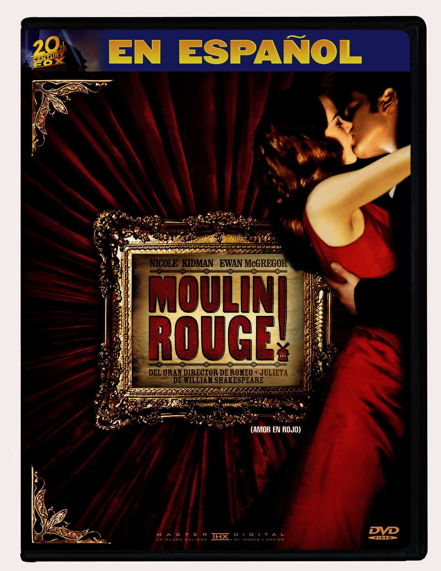 Ver Moulin Rouge DVD USA en versión original para estudiar inglés y disfrutar del cine