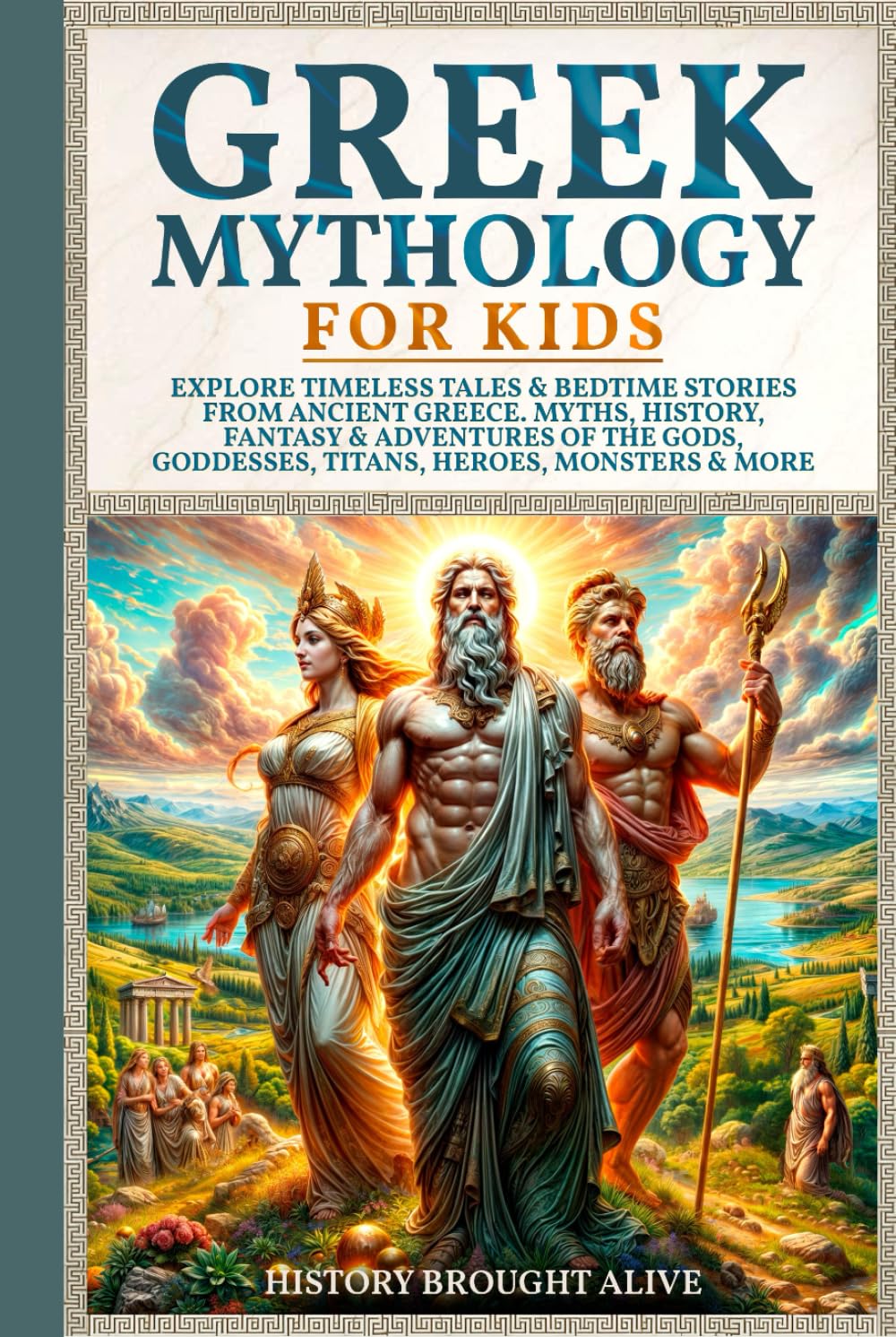 Greek Mythology For Kids: Explore Timeless Tales & Bedtime Stories From Ancient Greece. Myths, History, Fantasy & Adventures of The Gods, Goddesses, Titans, Heroes, Monsters & More
