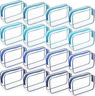 16 bolsas de maquillaje transparentes a grane...