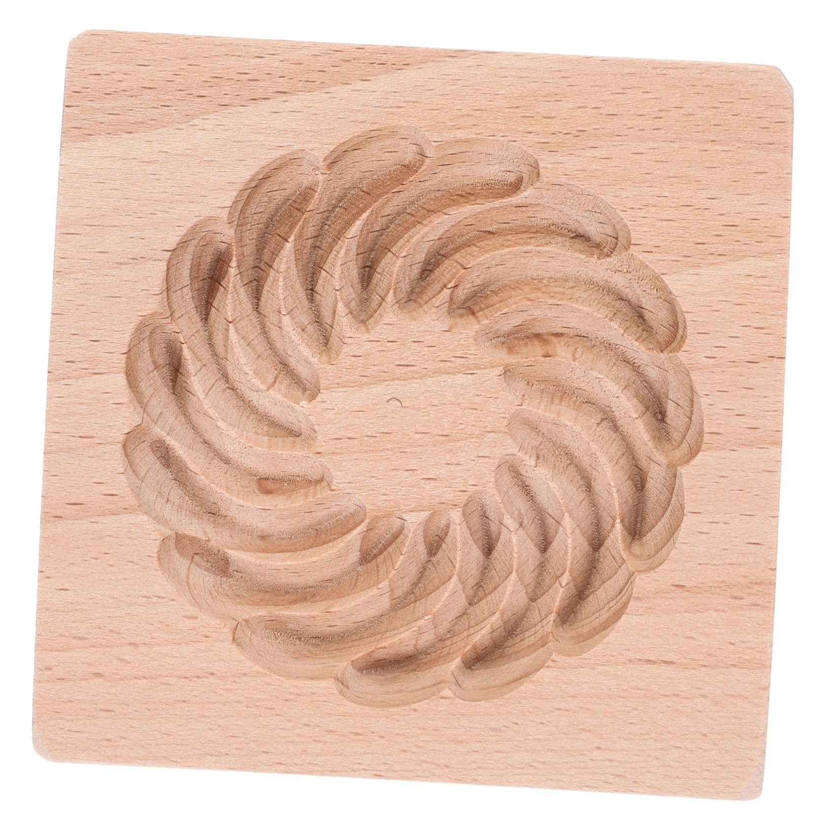 Cabilock Wooden Cookie Press Mold Reusable Cookie Stamps for Baking Easy for Creative Home Baking and Pastry Crafts
