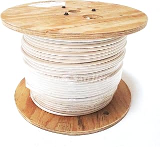 1000ft MADE IN USA RG-11 PLENUM GRADE DUAL SHIELD COMMERCIAL BUILDING REQUIREMENT COAXIAL CABLE 3Ghz 14AWG 75 Ohm UL ETL CMP ANTI-STATIC SMOKELESS NON-TOXIC FIRE RETARDANT PVC JACKET BULK COAX CABLE